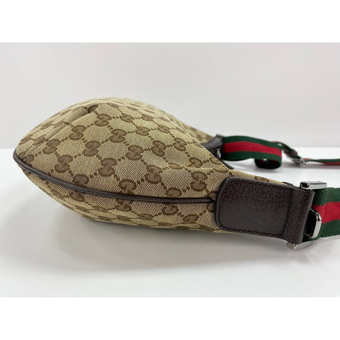 GUCCI Sherry line Shoulder Bag Brown WS31917