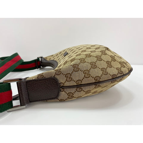 GUCCI Sherry line Shoulder Bag Brown WS31917