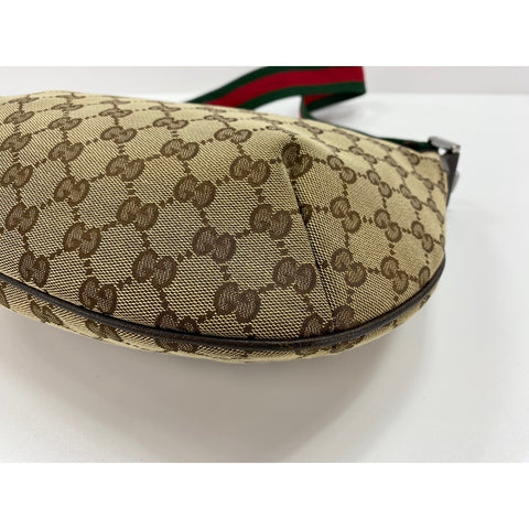 GUCCI Sherry line Shoulder Bag Brown WS31917