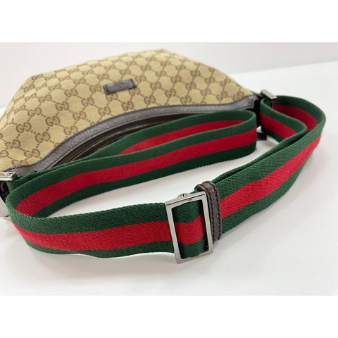 GUCCI Sherry line Shoulder Bag Brown WS31917