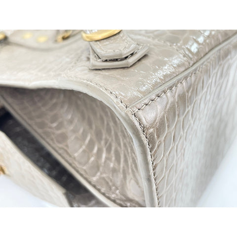 BALENCIAGA 2WAY Neo Classic City Handbag gray WS31922