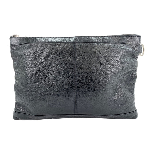 BALENCIAGA Classic clip M Clutch bag black WS31926