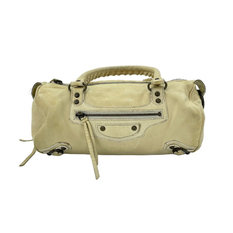 BALENCIAGA 2-Way Mini Twiggy Handbag beige WS31930