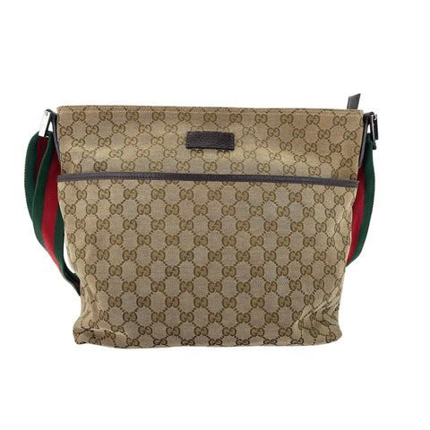GUCCI Sherry line Shoulder Bag Brown WS31932