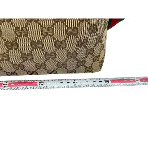 GUCCI Sherry line Shoulder Bag Brown WS31932