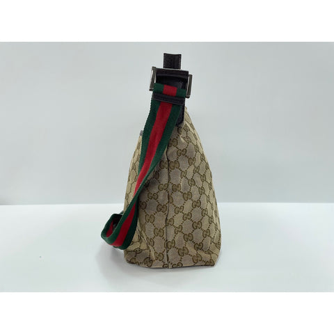 GUCCI Sherry line Shoulder Bag Brown WS31932