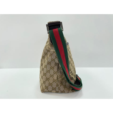 GUCCI Sherry line Shoulder Bag Brown WS31932