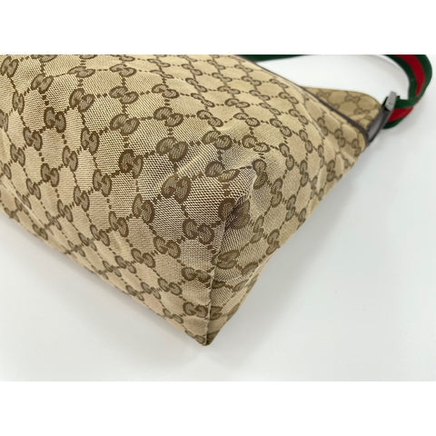 GUCCI Sherry line Shoulder Bag Brown WS31932