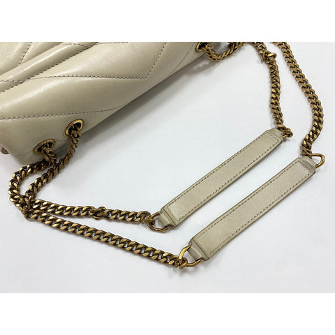 YVES SAINT LAURENT Lulu Small Shoulder Bag beige WS31934