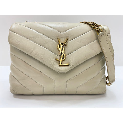 YVES SAINT LAURENT Lulu Small Shoulder Bag beige WS31934
