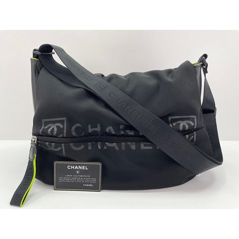 CHANEL Sports line Shoulder Bag black WS31944