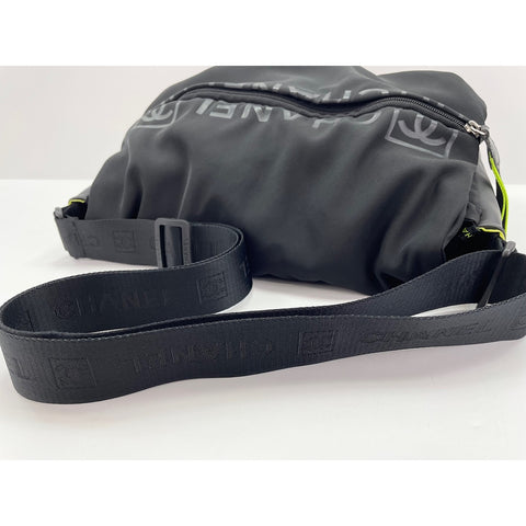 CHANEL Sports line Shoulder Bag black WS31944