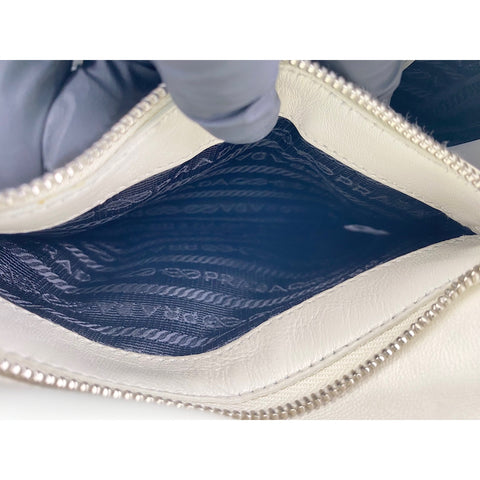 PRADA Shoulder Bag white WS31945