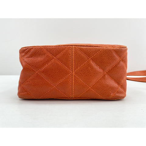 CHANEL Matrasse Shoulder Bag Orange WS31948