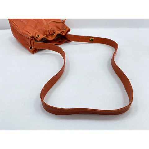CHANEL Matrasse Shoulder Bag Orange WS31948