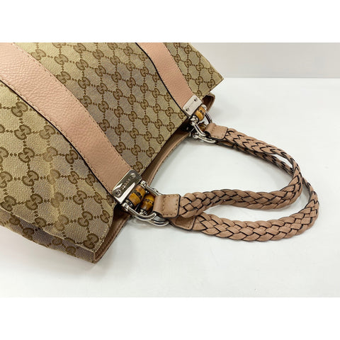 GUCCI Bamboo Tote Bag pink WS31949