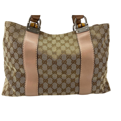 GUCCI Bamboo Tote Bag pink WS31949
