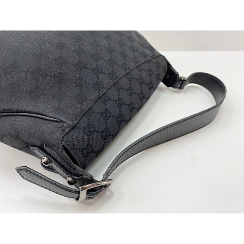GUCCI Horsebit Shoulder Bag black WS31950