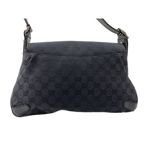 GUCCI Horsebit Shoulder Bag black WS31950