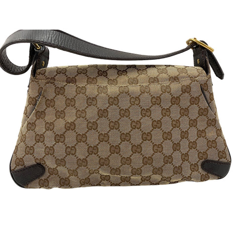 GUCCI Horsebit Shoulder Bag Brown WS31951