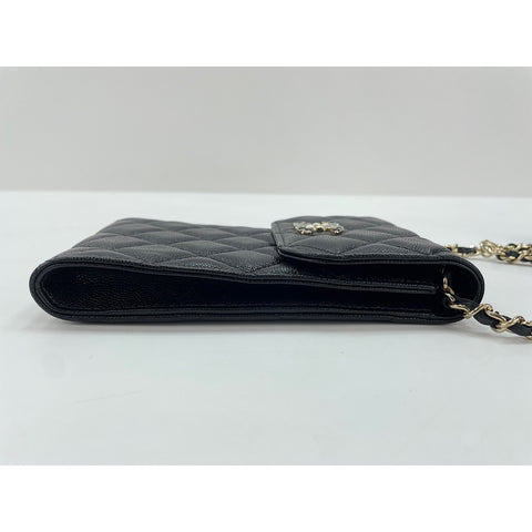 CHANEL Matrasse Shoulder Bag black WS31954