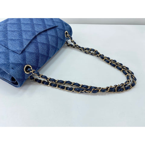 CHANEL 25 Shoulder Bag blue WS31960