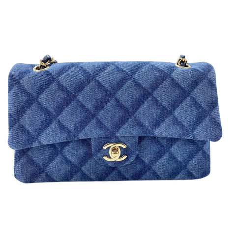 CHANEL 25 Shoulder Bag blue WS31960