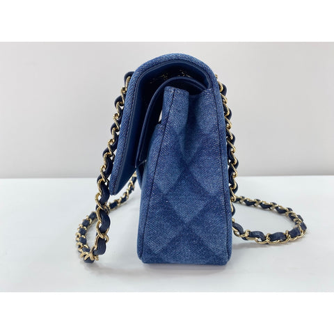 CHANEL 25 Shoulder Bag blue WS31960