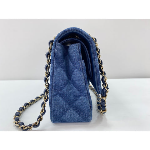 CHANEL 25 Shoulder Bag blue WS31960
