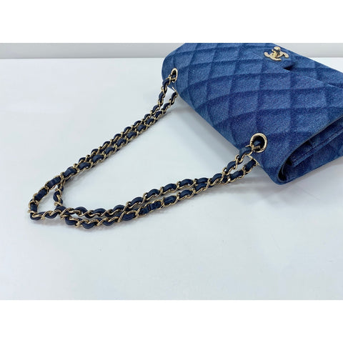 CHANEL 25 Shoulder Bag blue WS31960