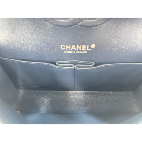 CHANEL Matrasse 25 Shoulder Bag Navy WS31963
