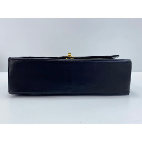 CHANEL Lambskin Matelasse Shoulder Bag black WS31964