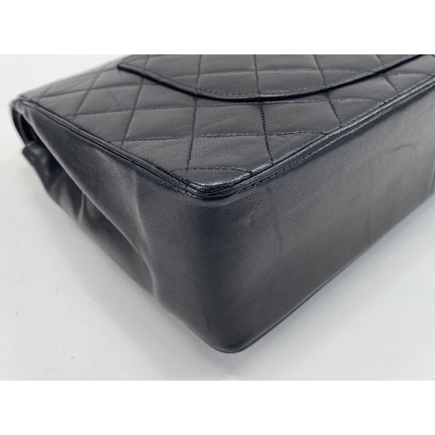 CHANEL Lambskin Matelasse Shoulder Bag black WS31964
