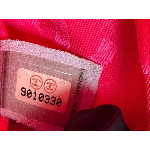 CHANEL Cambon line Handbag white WS31966