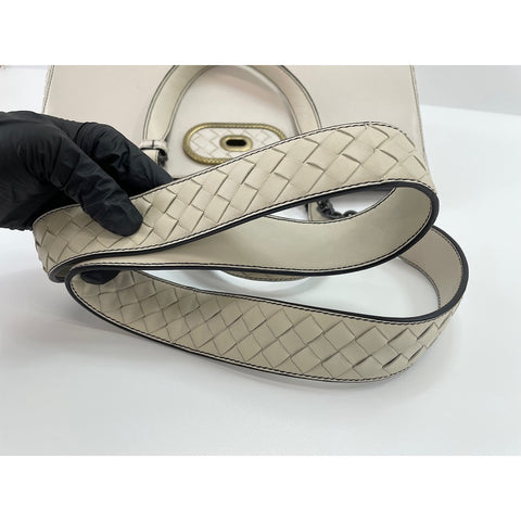 BOTTEGAVENETA 2WAY Elritica Handbag white WS31967
