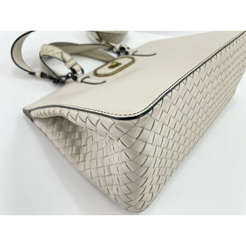 BOTTEGAVENETA 2WAY Elritica Handbag white WS31967