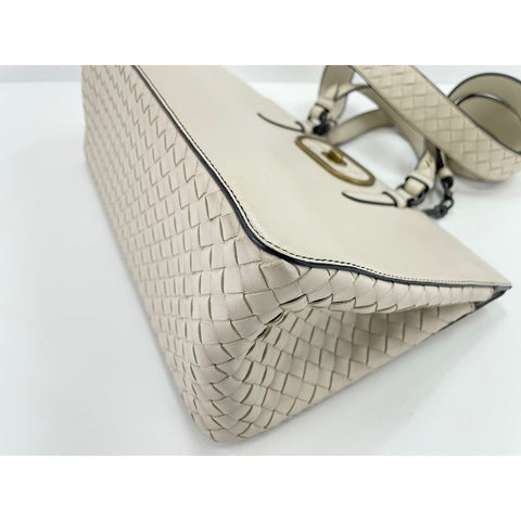 BOTTEGAVENETA 2WAY Elritica Handbag white WS31967