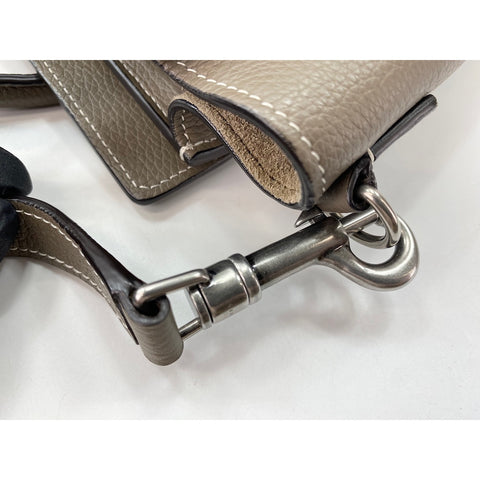 CELINE 2WAY Luggage Nano Handbag gray WS31969