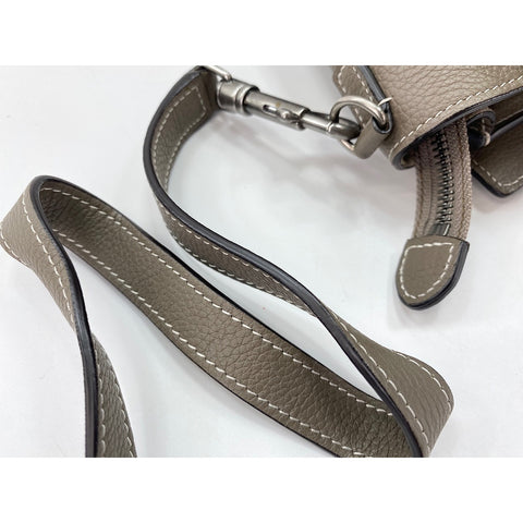 CELINE 2WAY Luggage Nano Handbag gray WS31969