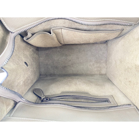 CELINE Luggage micro Handbag gray WS31971