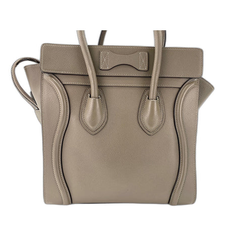 CELINE Luggage micro Handbag gray WS31971