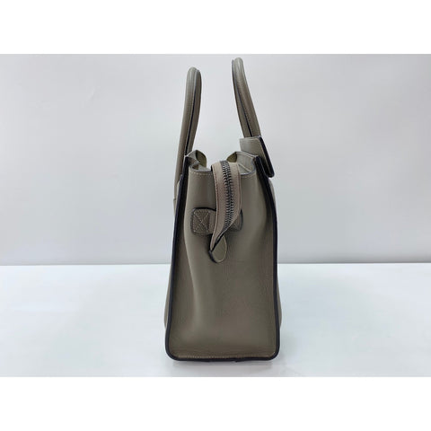 CELINE Luggage micro Handbag gray WS31971