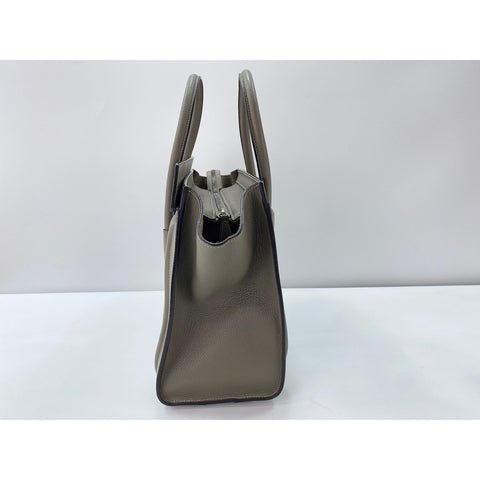 CELINE Luggage micro Handbag gray WS31971