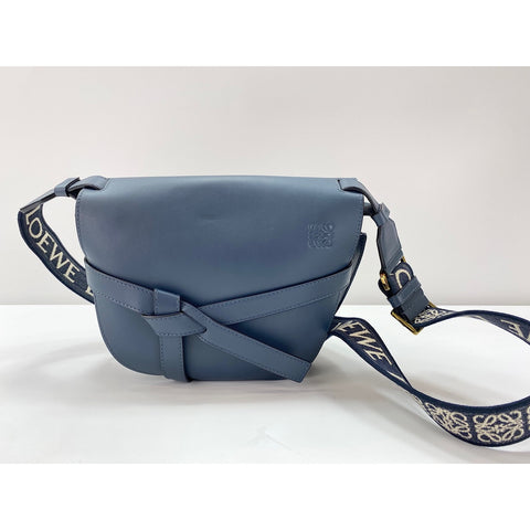 LOEWE Gate bag Shoulder Bag blue WS31973