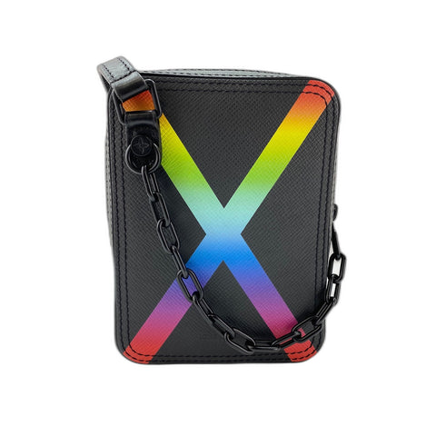 LOUIS VUITTON Danube Messenger Shoulder Bag black WS31978