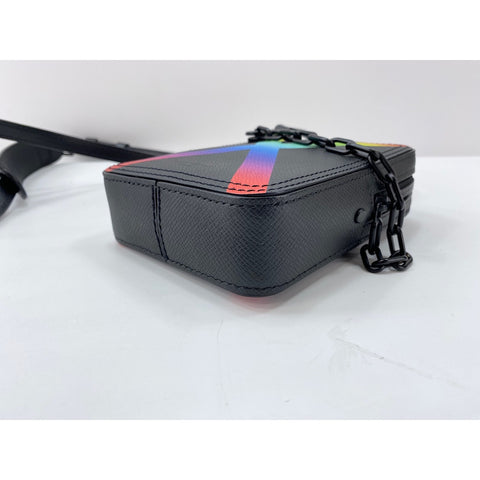 LOUIS VUITTON Danube Messenger Shoulder Bag black WS31978