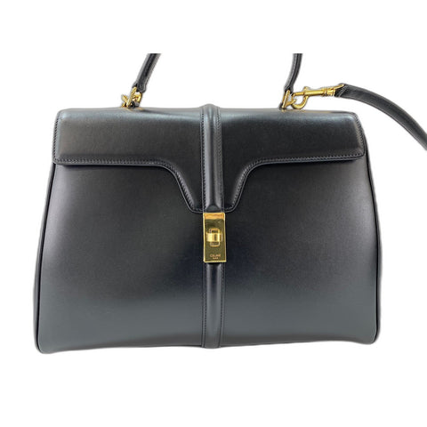 CELINE 2WAY 16-inch Handbag black WS31987