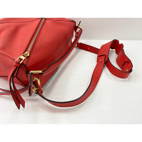 LOEWE puzzle bag medium Shoulder Bag Red WS31988
