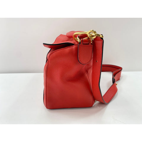 LOEWE puzzle bag medium Shoulder Bag Red WS31988