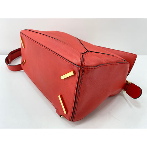 LOEWE puzzle bag medium Shoulder Bag Red WS31988